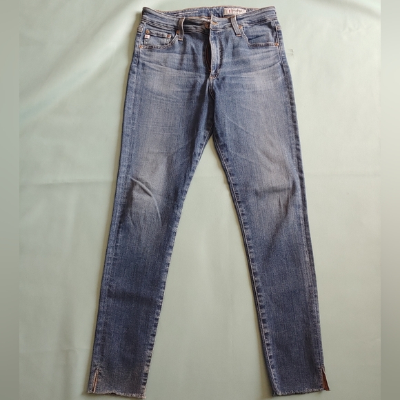 AG The Farrah High Rise Skinny Ankle Jeans Size 30R - Picture 3 of 11